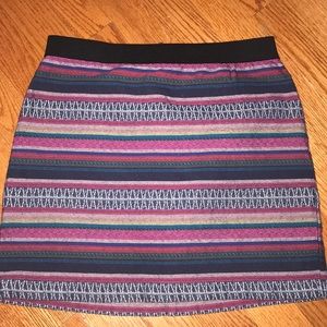 American Eagle Aztec Pattern Mini Skirt